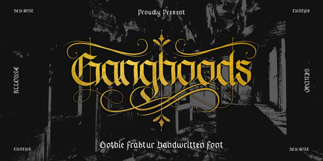 Ganghoods Font Allouse.Studio 