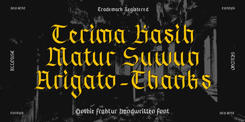 Ganghoods Font Allouse.Studio 