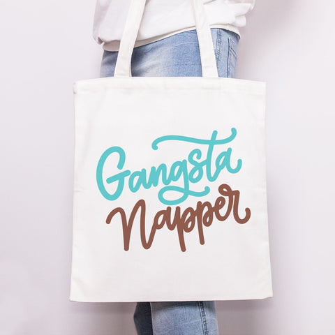 Gangsta Napper Hand Lettered SVG Cut File SVG Cursive by Camille 