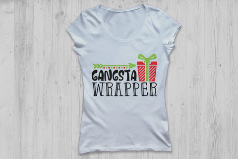 Gangsta Wrapper| Christmas SVG Cutting Files. SVG CosmosFineArt 