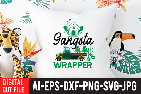 Gangsta Wrapper SVG Design SVG BlackCatsMedia 