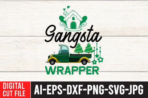 Gangsta Wrapper SVG Design SVG BlackCatsMedia 