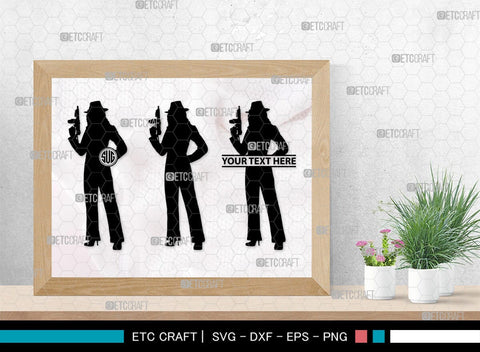 Gangstar Monogram, Gangstar Silhouette, Gangstar SVG, Gangsta, Man Svg, Mafia Svg, SB00362 SVG ETC Craft 