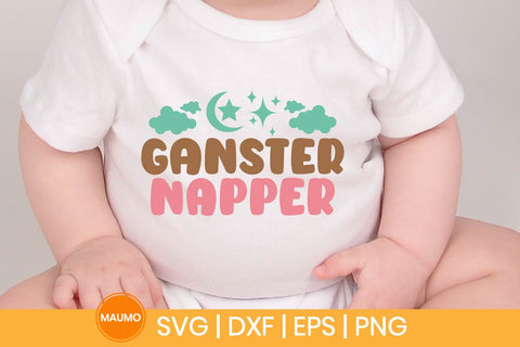 Gangster napper, funny baby svg quote SVG Maumo Designs 