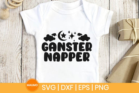 Gangster napper, funny baby svg quote SVG Maumo Designs 