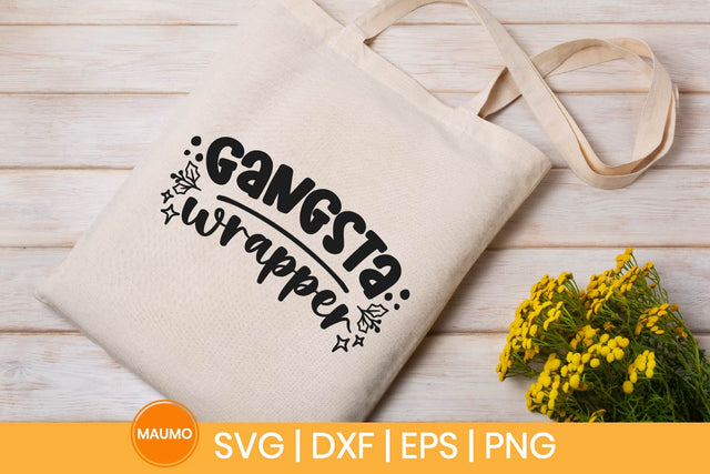 Gangster wrapper, christmas svg quote SVG Maumo Designs 