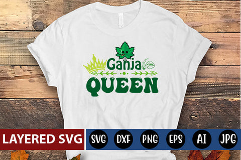 Ganja Queen SVG cute file SVG Blessedprint 