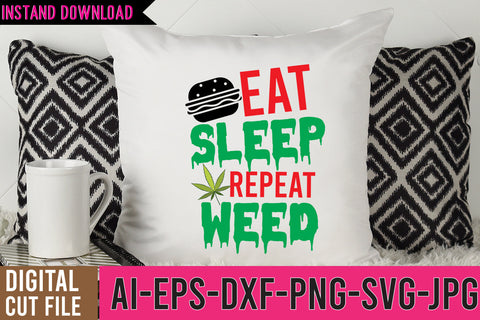 Ganja Smoker SVG Cut File SVG BlackCatsMedia 