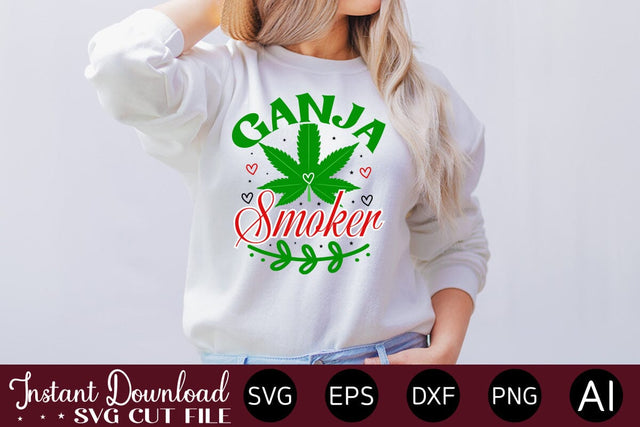 Ganja Smoker SVG SVG designmaster24 