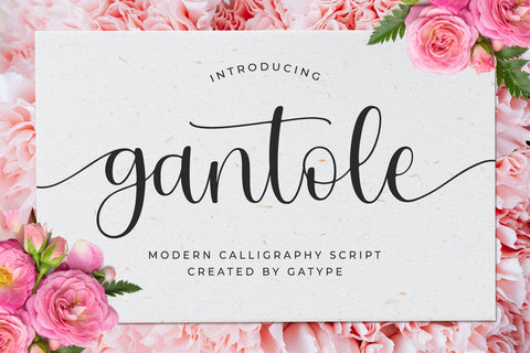 Gantole Font gatype 