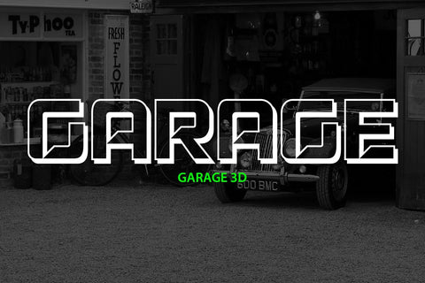 GARAGE Bundle Font zafrans studio 