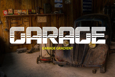 GARAGE Bundle Font zafrans studio 