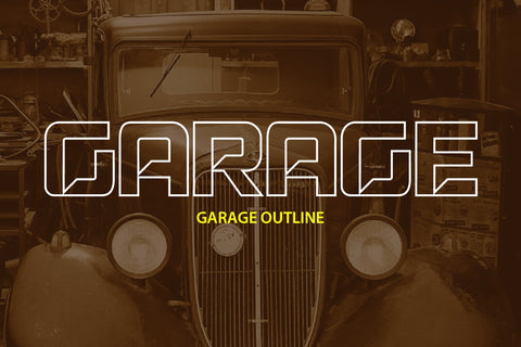 GARAGE Bundle Font zafrans studio 