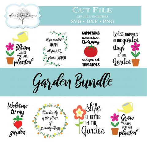 Garden Flag Bundle SVG One Oak Designs 