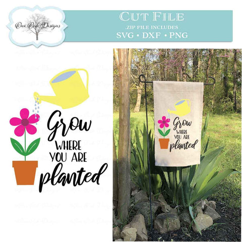 Garden Flag Bundle SVG One Oak Designs 