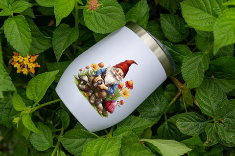 Garden Gnome Clipart Bundle Sublimation Regulrcrative 