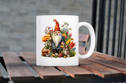 Garden Gnome Clipart Bundle Sublimation Regulrcrative 