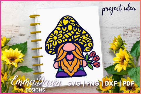 Garden Gnome SVG Bundle SVG Emma Dawn Designs 