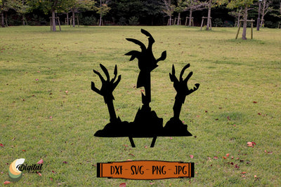 Garden Halloween decor Laser Cut. Halloween design SVG. SVG Evgenyia Guschina 