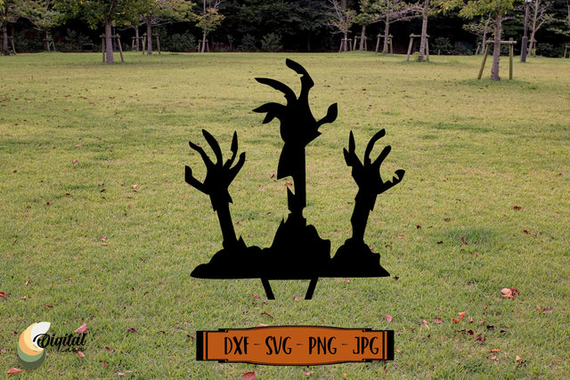 Garden Halloween decor Laser Cut. Halloween design SVG. SVG Evgenyia Guschina 