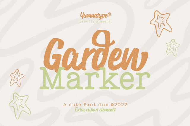 Garden Marker Font yumnatype 
