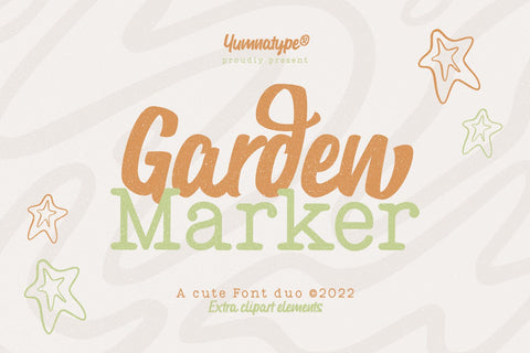Garden Marker Font yumnatype 