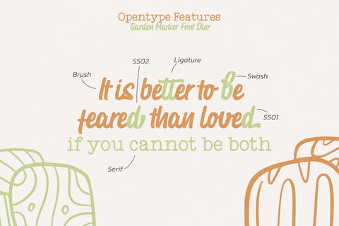 Garden Marker Font yumnatype 