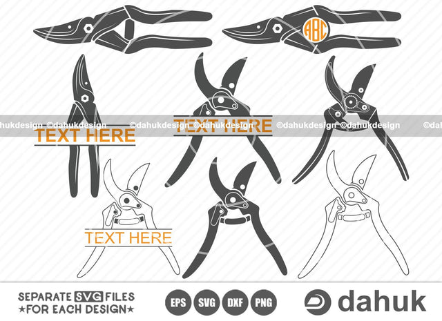 Garden Secateur SVG, Garden Tool svg, Garden Secateur icon, Garden Secateur Clipart, Gardening Svg, Cut file for silhouette, svg, eps, dxf, png, clipart cricut design space, vinyl cut files SVG dahukdesign 