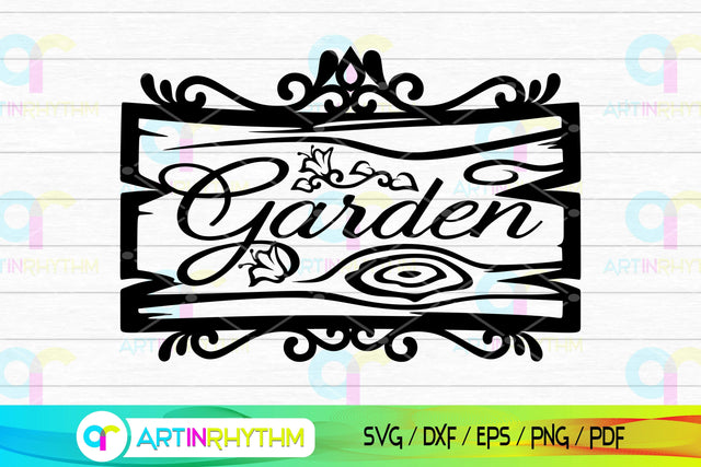 Garden Sign Svg, Garden Svg Cut File SVG Artinrhythm shop 