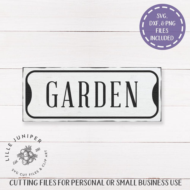 Garden Sign SVG | Gardening SVG | Rustic Sign SVG LilleJuniper 