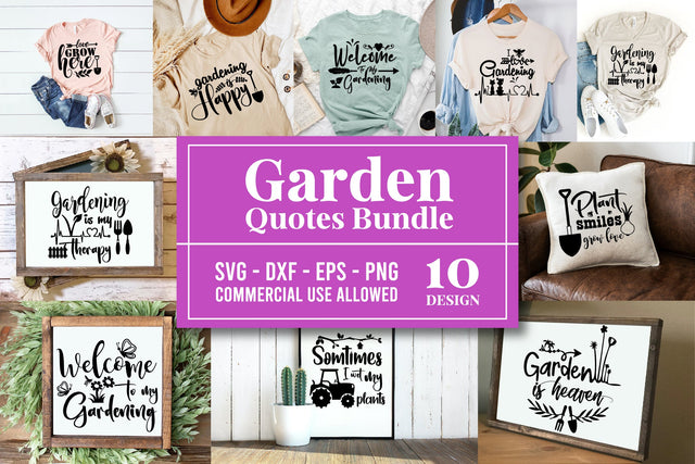 Garden SVG bundle 10 designs SVG balya ibnu bi malkan 