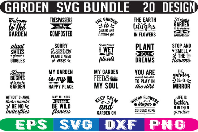 Garden SVG bundle 20 design SVG Nurstore 