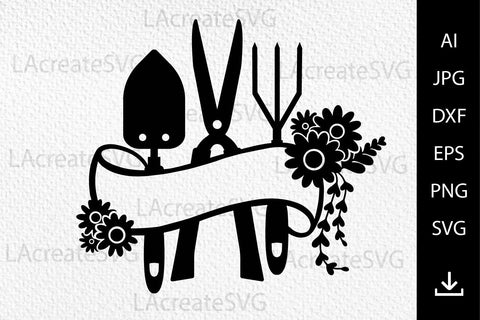 Garden Svg Bundle, Gardening SVG PNG DXF Cricut Plants Flowers svg SVG LAcreateSVG 