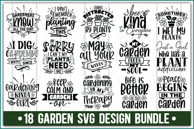 Garden SVG Design Bundle SVG Ariyan 
