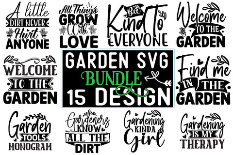 Garden SVG Design bundle SVG CraftingStudio 