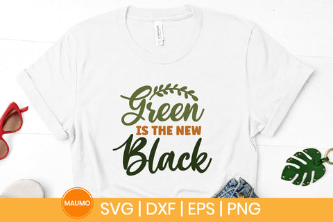 Garden svg quote, green is the new black SVG Maumo Designs 