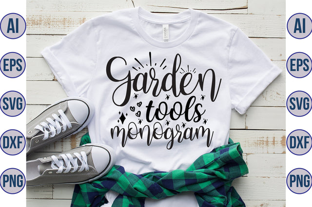 Garden tools monogram svg SVG orpitasn 