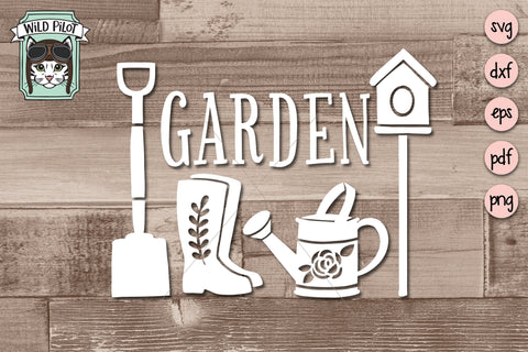 Garden Tools SVG Cut File SVG Wild Pilot 