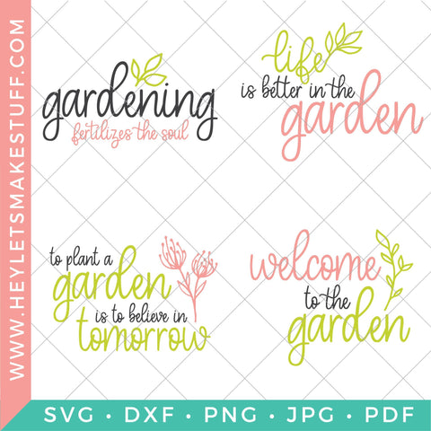Gardening Bundle SVG Hey Let's Make Stuff 