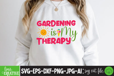 Gardening Is My Rherapy SVG Cute File SVG Insomnia Std 