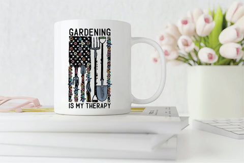 Gardening is My Therapy Sublimation Sublimation Creativeart88 