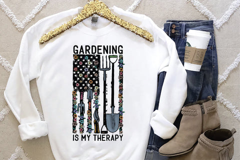 Gardening is My Therapy Sublimation Sublimation Creativeart88 