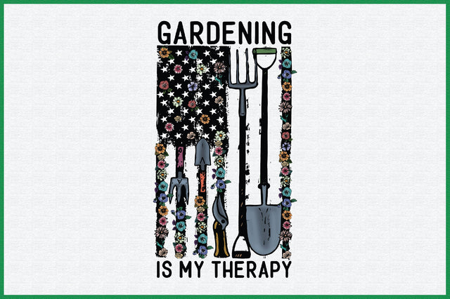 Gardening is My Therapy Sublimation Sublimation Creativeart88 