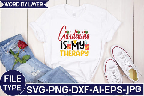 Gardening is My Therapy SVG Cut File SVG Studio Innate 