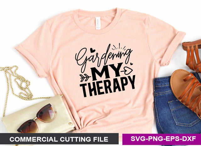 Gardening my therapy SVG SVG CraftingStudio 