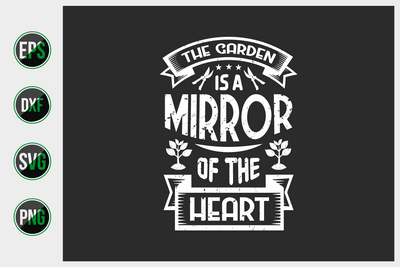 Gardening Typographic Saying Design. SVG uniquesvg99 
