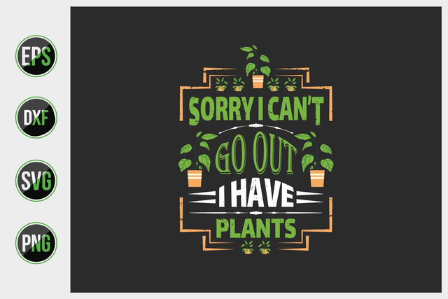 Gardening Typographic Saying Design. SVG uniquesvg99 