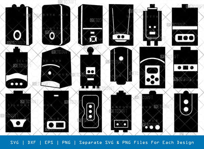 Gas Boiler Silhouette, Gas Boiler SVG, Gas Bottle Svg, Gas Pump Svg, Gas Boiler Bundle, SB00883 SVG ETC Craft 