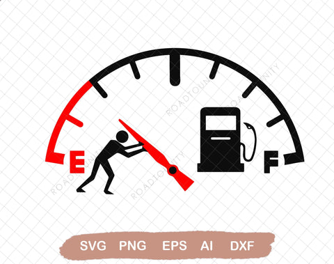 Gas Gauge Svg file, Svg Files For Cricut, 24oz Venti Cold Cup Design, EPS file, SVG file SVG DiamondDesign 