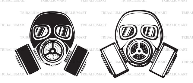 Gas mask SVG TribaliumArtSF 